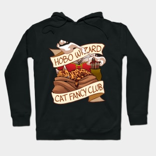 Hobo Wizard Cat Fancy Club Hoodie